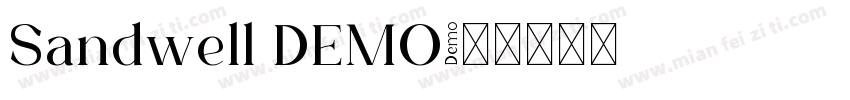 Sandwell DEMO字体转换